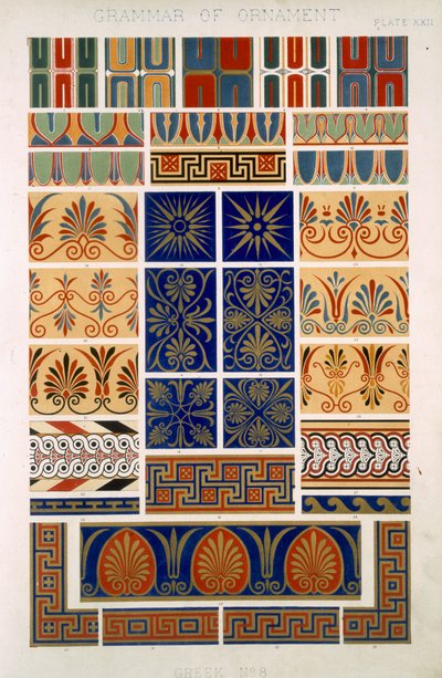 Greek No 8, Plate XXII, from 